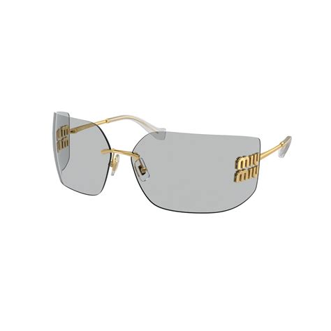 gold miu miu sunglasses|Miu Miu glasses.